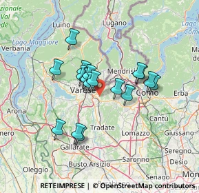 Mappa Via della Brascela, 21046 Malnate VA, Italia (10.57722)