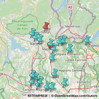 Mappa Via Premuda, 21046 Malnate VA, Italia (8.8575)