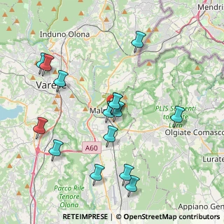 Mappa Via Premuda, 21046 Malnate VA, Italia (4.098)