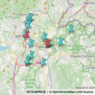 Mappa Via Premuda, 21046 Malnate VA, Italia (3.745)