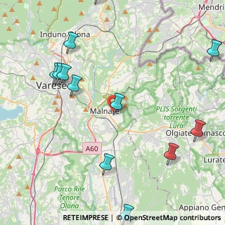 Mappa Via Premuda, 21046 Malnate VA, Italia (5.49167)