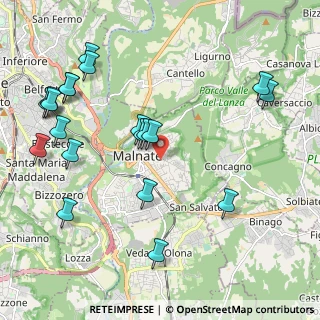 Mappa Via Premuda, 21046 Malnate VA, Italia (2.431)