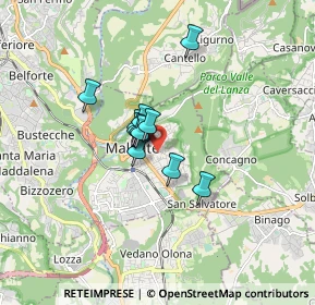 Mappa Via Premuda, 21046 Malnate VA, Italia (1.00455)