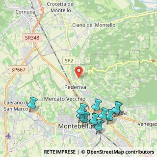 Mappa Via 18 Giugno, 31044 Montebelluna TV, Italia (2.73364)