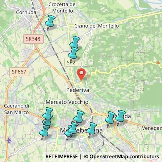 Mappa Via 18 Giugno, 31044 Montebelluna TV, Italia (2.78167)