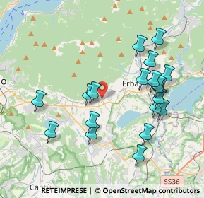 Mappa 22031 Albavilla CO, Italia (3.95579)