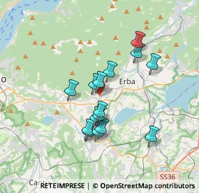 Mappa 22031 Albavilla CO, Italia (2.88733)