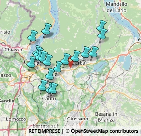 Mappa 22031 Albavilla CO, Italia (6.7005)