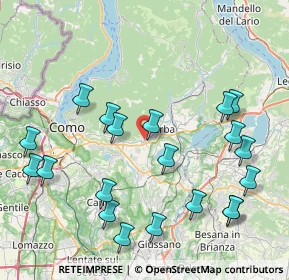 Mappa 22031 Albavilla CO, Italia (9.309)