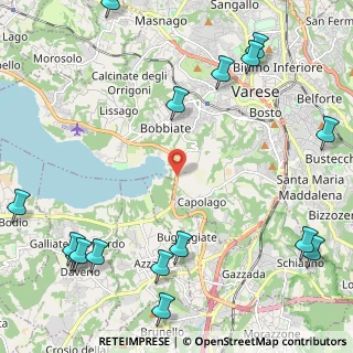 Mappa Lungolago di Capolago, 21100 Varese VA, Italia (3.4385)