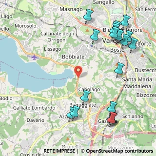 Mappa Lungolago di Capolago, 21100 Varese VA, Italia (2.7695)