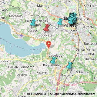 Mappa Lungolago di Capolago, 21100 Varese VA, Italia (2.639)