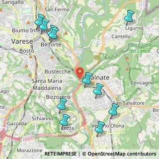 Mappa SS 712 Tangenziale Est di Varese, 21046 Malnate VA, Italia (2.58636)
