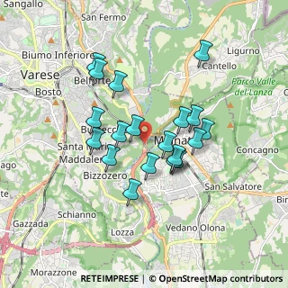 Mappa SS 712 Tangenziale Est di Varese, 21046 Malnate VA, Italia (1.46632)