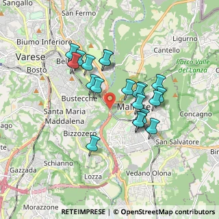 Mappa SS 712 Tangenziale Est di Varese, 21046 Malnate VA, Italia (1.49)