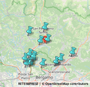 Mappa Via Ronco, 24019 Zogno BG, Italia (7.52647)