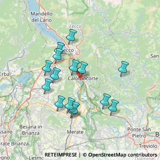 Mappa Viale Alcide de Gasperi, 23801 Calolziocorte LC, Italia (6.93733)