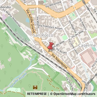Mappa Via napoleona 1, 22100 Como, Como (Lombardia)