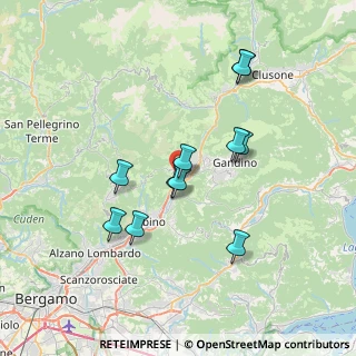 Mappa Via Masserini, 24025 Gazzaniga BG, Italia (6.31636)