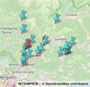 Mappa Via Masserini, 24025 Gazzaniga BG, Italia (7.4215)