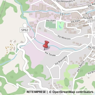 Mappa Via Tonale, 50, 24026 Leffe, Bergamo (Lombardia)