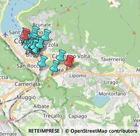 Mappa Via Refrecc, 22030 Lipomo CO, Italia (2.0695)