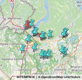 Mappa Via Refrecc, 22030 Lipomo CO, Italia (5.9545)