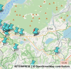 Mappa Via Monterobbio, 22031 Albavilla CO, Italia (6.283)