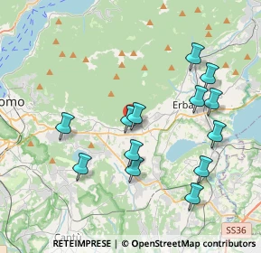 Mappa Via Monterobbio, 22031 Albavilla CO, Italia (3.83231)