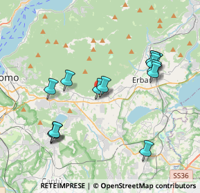 Mappa Via Monterobbio, 22031 Albavilla CO, Italia (3.86929)