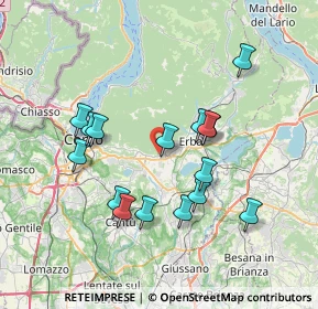 Mappa Via Monterobbio, 22031 Albavilla CO, Italia (6.77188)