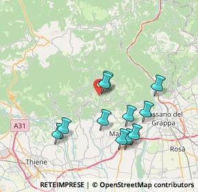 Mappa Via marco Poli, 36062 Conco VI, Italia (6.97)