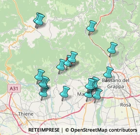 Mappa Via marco Poli, 36062 Conco VI, Italia (7.44889)