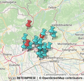 Mappa Via Borgo Rossetti, 31020 San Zenone degli Ezzelini TV, Italia (10.263)