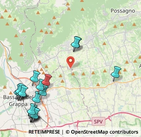 Mappa Via Borgo Rossetti, 31020 San Zenone degli Ezzelini TV, Italia (5.7725)