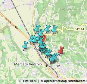 Mappa Via Brigata Reggio, 31044 Montebelluna TV, Italia (0.6355)