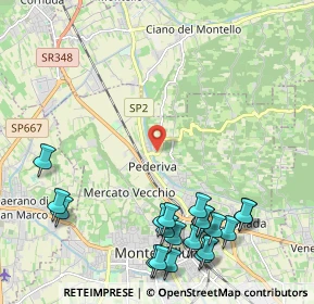 Mappa Via Brigata Reggio, 31044 Montebelluna TV, Italia (2.731)