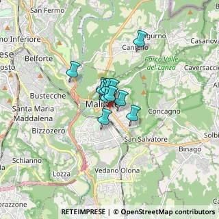 Mappa Via Martiri Patrioti, 21046 Malnate VA, Italia (0.76667)