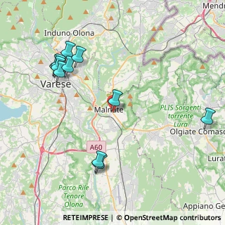 Mappa Via Martiri Patrioti, 21046 Malnate VA, Italia (4.65182)
