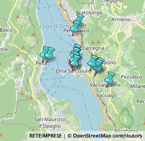 Mappa Piazza Motta, 28016 Orta San Giulio NO, Italia (1.07308)