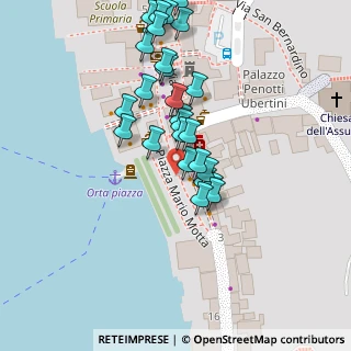 Mappa Piazza Motta, 28016 Orta San Giulio NO, Italia (0.05)