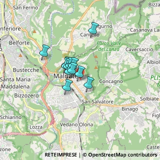 Mappa Via Asiago, 21046 Malnate VA, Italia (0.99417)