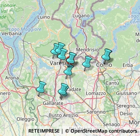 Mappa Via Asiago, 21046 Malnate VA, Italia (9.2625)