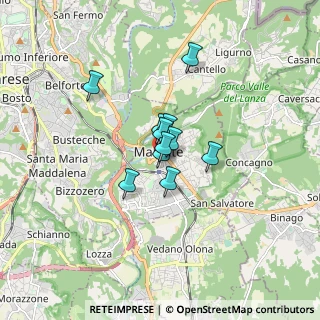 Mappa Via G. Matteotti, 21046 Malnate VA, Italia (0.92364)