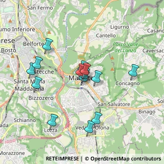 Mappa Via G. Matteotti, 21046 Malnate VA, Italia (1.62357)