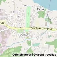 Hartă Bodio Lomnago