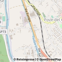 地图 Pove del Grappa