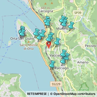 Mappa Via Carmine Gallone, 28016 Orta San Giulio NO, Italia (0.8995)