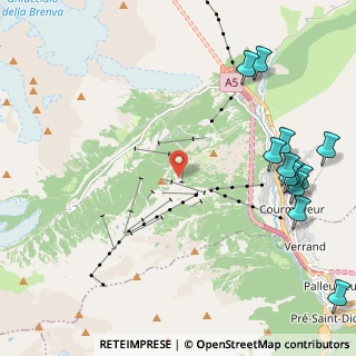 Mappa Via Val Veny, 11013 Courmayeur AO, Italia (2.915)