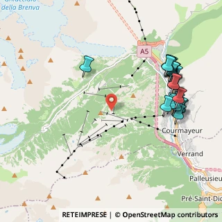 Mappa Via Val Veny, 11013 Courmayeur AO, Italia (2.389)